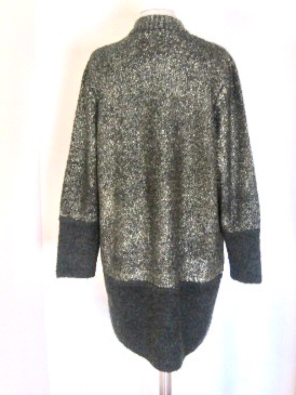 Olsen Europe Metallic Knit Sweater Jacket - Picture 4 of 15